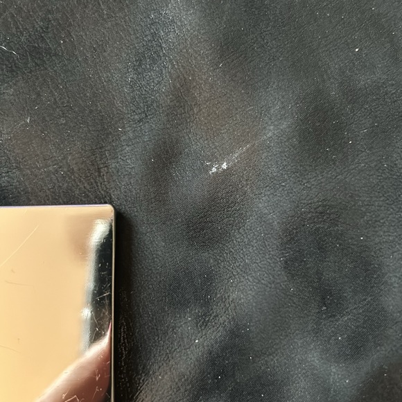 Cole Haan Black Leather Chain Link Bag - Picture 3 of 6